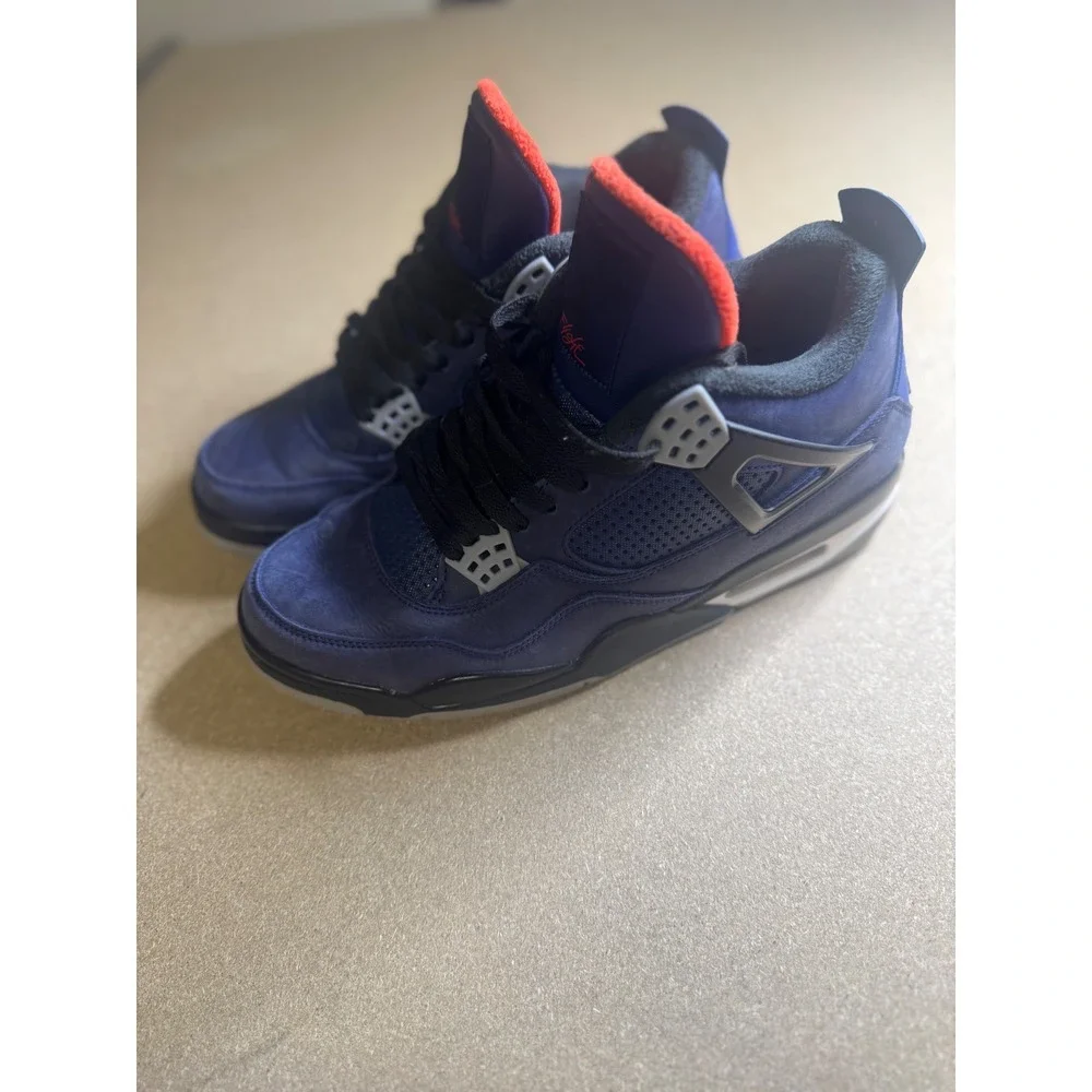 Jordan 4 Retro Winterized Loyal Blue Mens Sneakers CQ9597-401 Size‎ 10.5